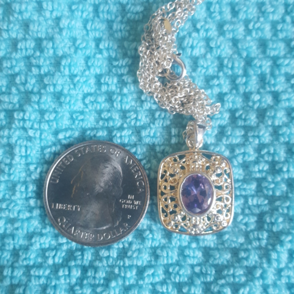 Amethyst Stone Necklace